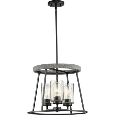 Rozellia 3 - Light Dimmable Lantern Geometric Chandelier
