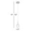 Deva 1-Light Dimmable Teardrop Pendant