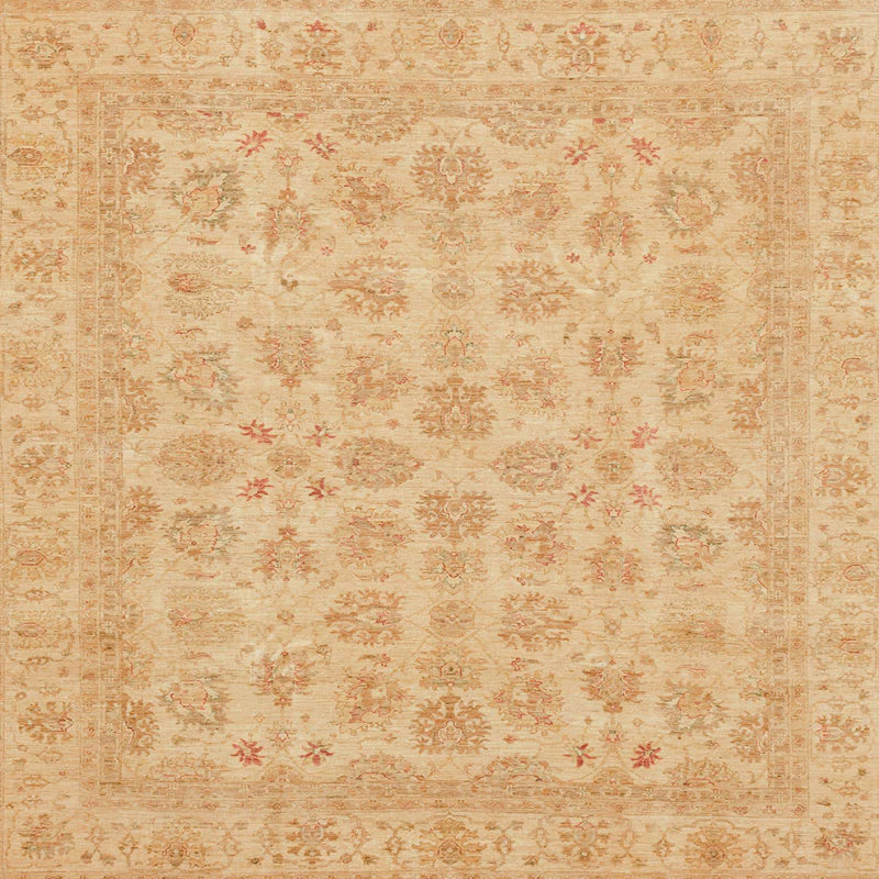 Tapis abstrait moderne 3973, Carré 8 pi
