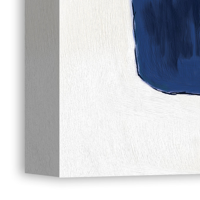 « abstract square », impression sur toile, H 32 po x l 48 po, Toile tendue