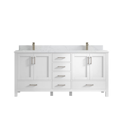 Ensemble de meuble-lavabo double 72 po Malibu Empira