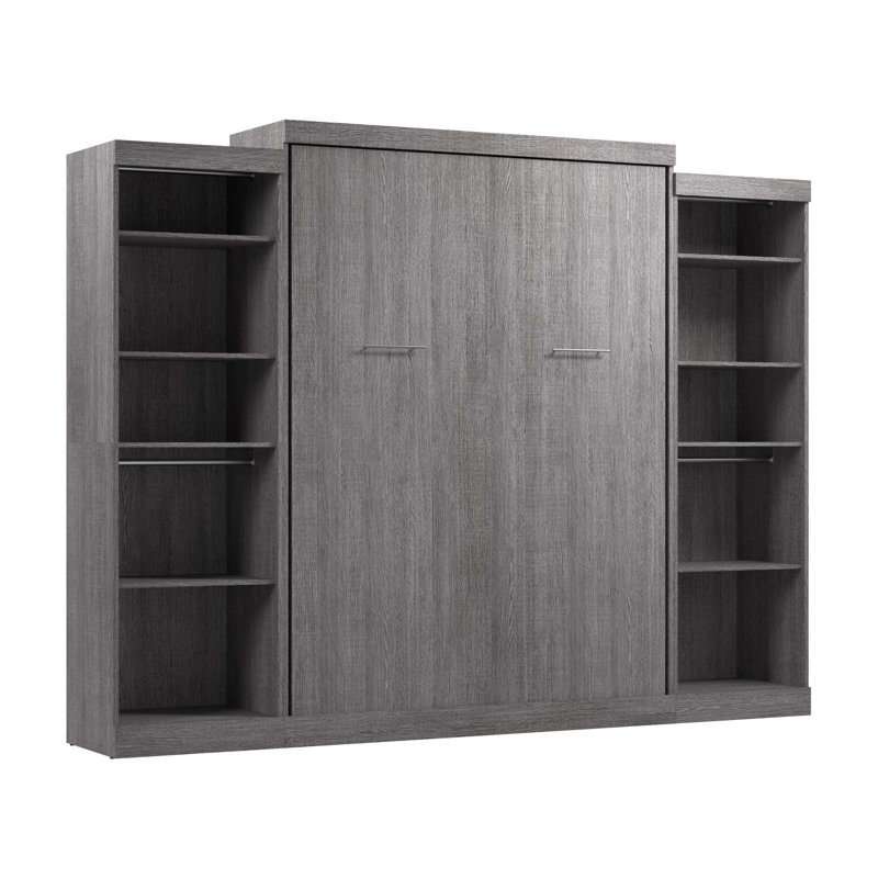 Arthor Metal Murphy Bed, Bark Gray