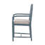 Furniture Classics Light Blue Mahogany Bamboo Arm Chair