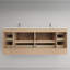 Victoria 83.5'' Double Bathroom Vanity with Acrylic Top-98195038