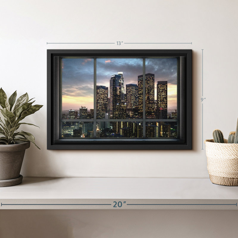 «Evening In LA Wall Art Wall Art», H 9 po x l 13 po