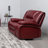Elodie Red Upholstered Glider Recliner Chair