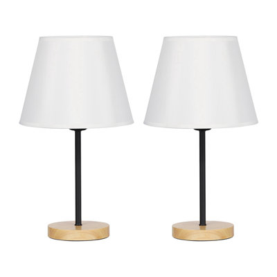 Lampe de bureau blanche 10,9 po