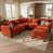 Orange Chenille