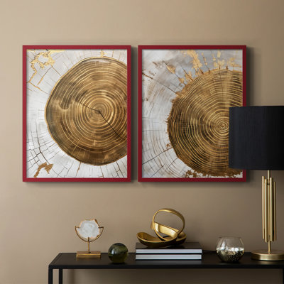 ABSTRACT Series CLXIX - Reproduction encadrée de qualité supérieure - prête à être accrochée - aucun clou requis - aucun clou requis