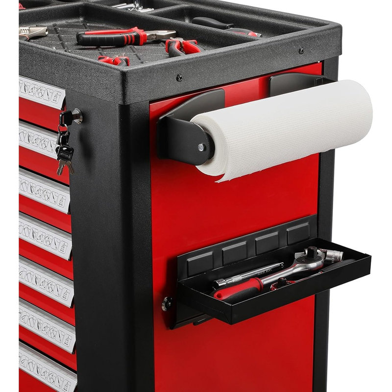 Ensemble de 4 plateaux à outils magnétiques - tablette latérale et porte-outils pour le rangement en atelier