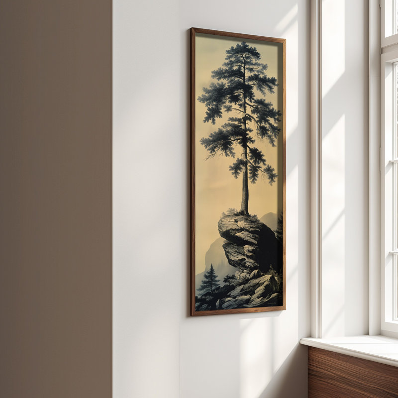 Elegant Decorative Framed MDF Painting, 15.7 x 47.2 x 0.1 inches | 100% MDF with 3 mm Thickness, 100% Pine Wood Frame | UV Printed Artwork for Home Decor, Living Room, Office, Modern Aesthetic