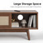 Meuble télé, meuble télé en bois avec rangement pour le salon