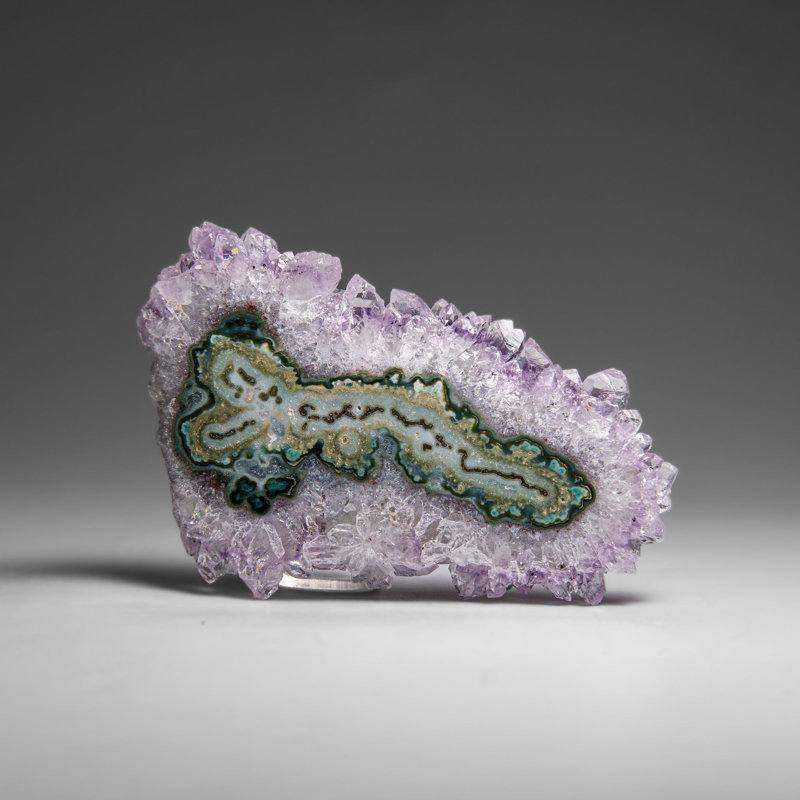 Amethyst Stalactite Slice From Uruguay (58 Grams)