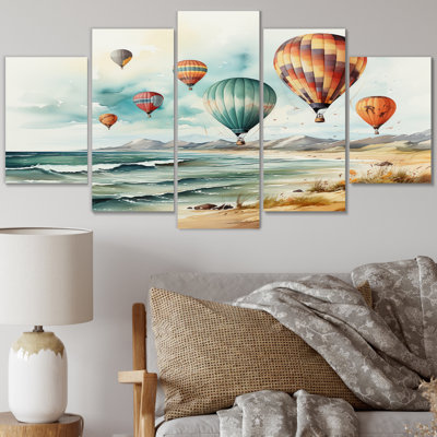 Coastal Transportation Wall Decor on Metal