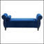 Repose-pieds en velours avec coussin, banc d'entrée multifonctionnel, banc de chambre-945980978