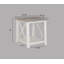 Ensemble de 3 tables basses rectangulaires et deux tables de bout carrées assorties