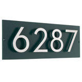 Floating 1-Line Wall Address Plaque
