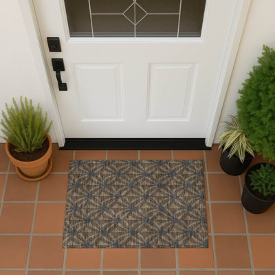Machine Washable Indoor/Outdoor Chantille ACN2426 Mid-Century Modern Rug