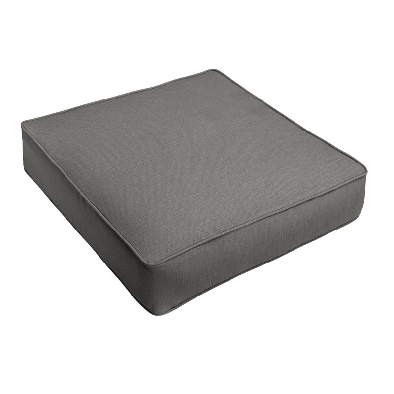 Outdoor Solid Corded Deep Seating Cushion, 23 in W x 25 in D x 5 in H, Richloom - Rave Pool