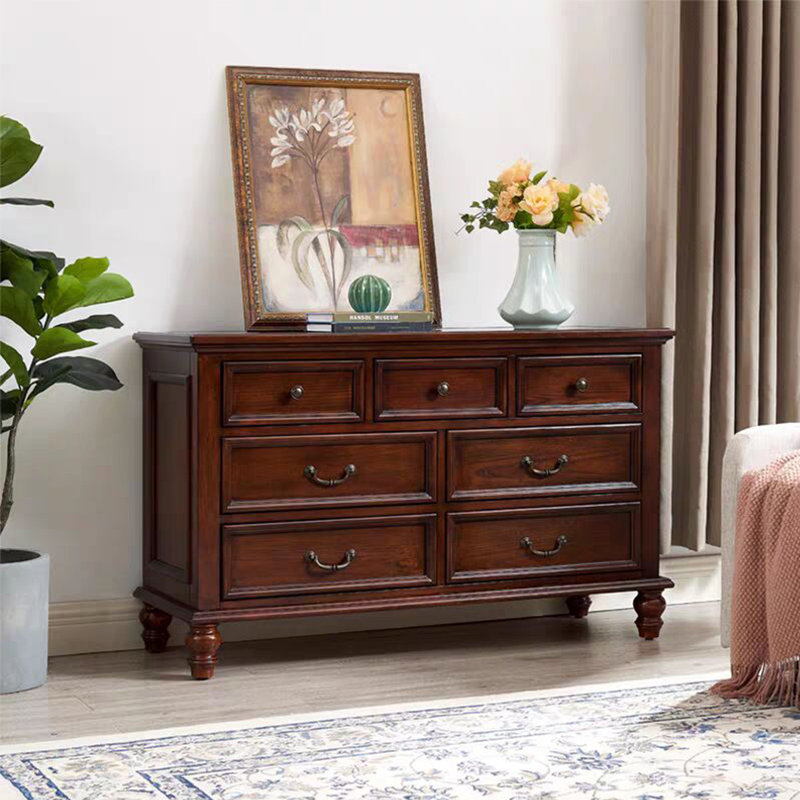 Armoire américaine en bois massif