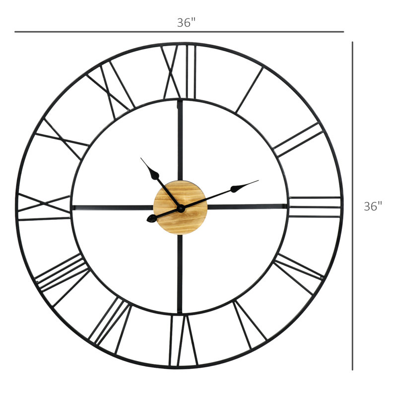 Metal Wall Clock