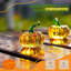 Figurine de citrouille en verre soufflé à la main décorations de collection de citrouille en verre pour l'Action de grâce d'Halloween