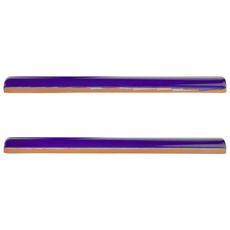 Bordure de carrelage murale en céramique 1 po x 7-7 / 8 po Bordon, Azul