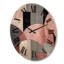 Horloge murale surdimensionnée rose-1016878361