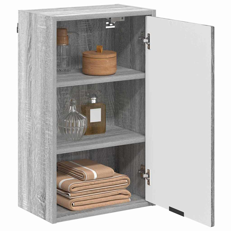 Bathroom Cabinet, Grey Sonoma