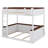 Queen Size Bunk Bed With Integrated Shelves, Storage Space, LED Lighting, And USB Port-1617778678