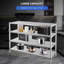 Capacity Shelf Unit With Adjustable Height And Vent Holes For Kitchen Garage Office-1293285367