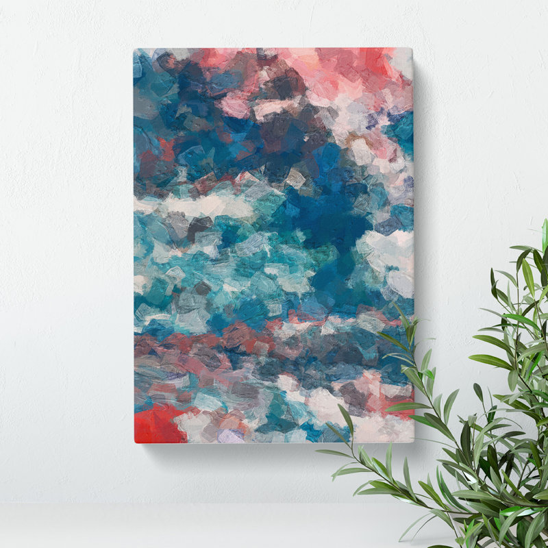 XC1022-158X A Stranger Abstract - Wrapped Canvas Print, 60cm H x 40cm W x 3cm D