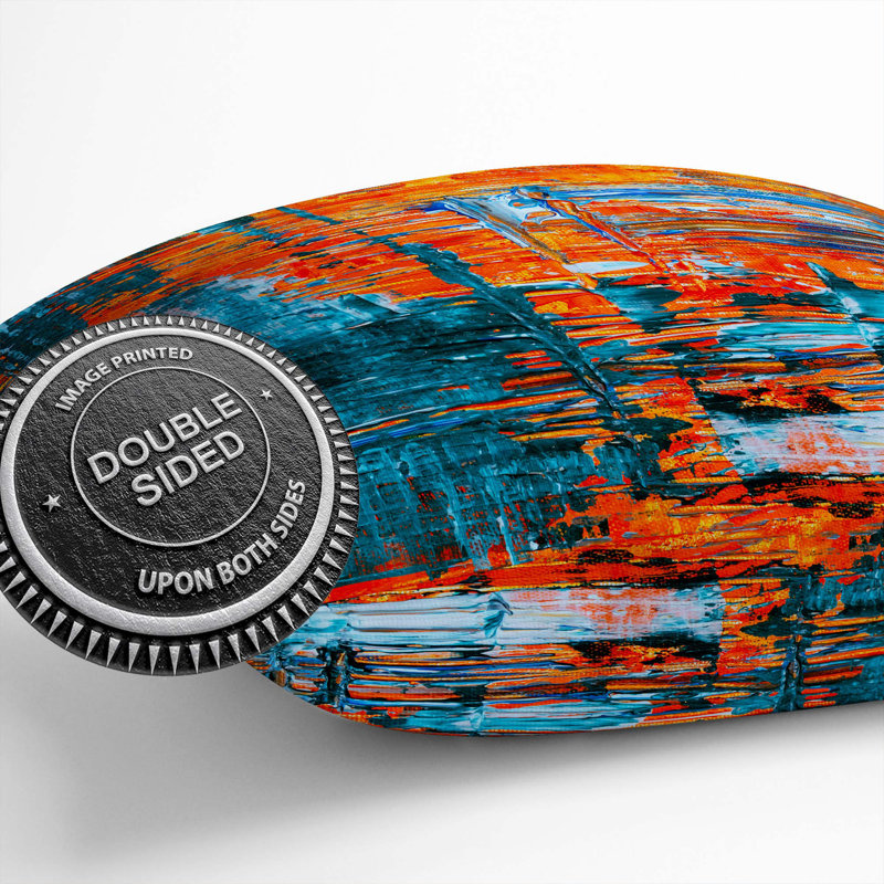 Abstract Square Throw Cushion, 55 x 55 cm