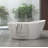 59" x 30" Free Standing Tub Black Acrylic Freestanding Bathtub Soaking Bath Tub A29-97441874