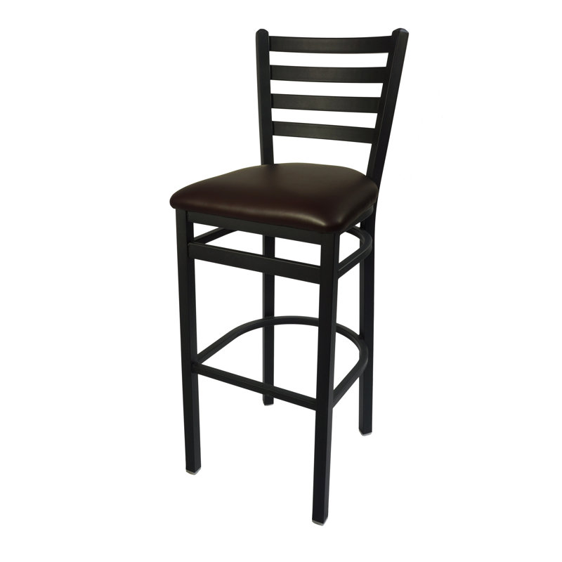 Lima 30.5" Bar Stool, Dark Brown