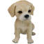 Figurine réaliste avec adorable chiot Labrador fauve 5,5 po de hauteur