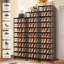 Armoire de rangement pour chaussures empilable en plastique 20 paires pour un vestibule facile à assembler-1065726308