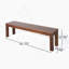 BANC 61,75 po MANILA (ensemble de 2)