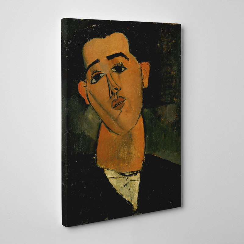 Portrait of Juan Gris by Amedeo Modigliani - Wrapped Canvas, 76cm H x 50cm W