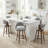 Providence Upholstered Swivel Counter Stool-123200738