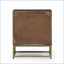 Table de chevet 3 tiroirs en bois de manguier - Rangement de chambre Mid-Century contemporain