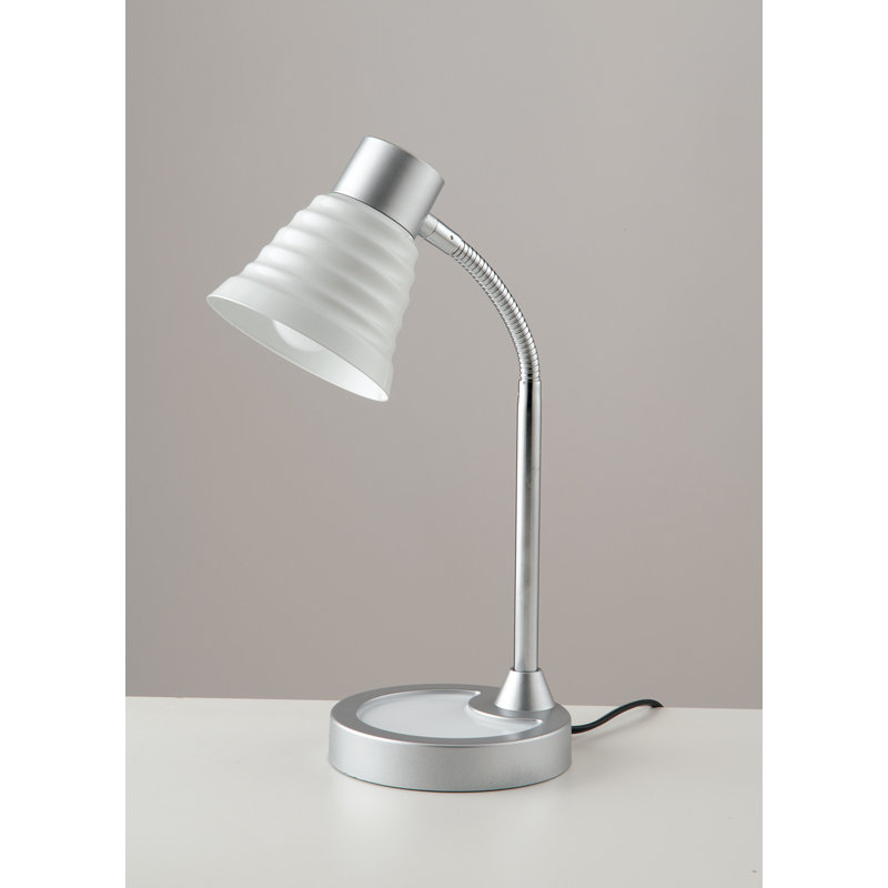 Camrion Metal Desk Lamp, White, White, White