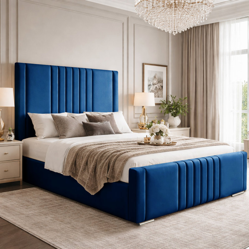 Upholstered Bed, Marine, Double (4'6)