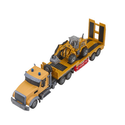 2.4GHz RC Semi-Trailer Truck & Excavator Playset
