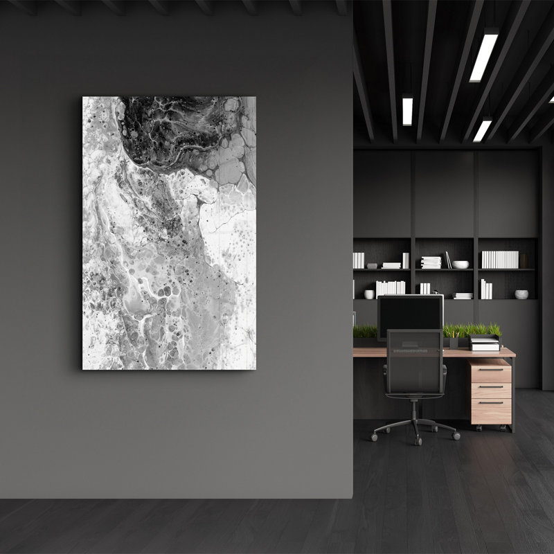 Peinture murale élégante en verre trempé 18,1 po x 28,3 po | 100% verre trempé, épaisseur: 0,16 pouce | Imprimé UV pour des couleurs éclatantes et une durabilité | Parfait pour la décoration intérieure et l'esthétique moderne