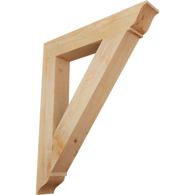 Support de scie grossière traditionnelle de l 6 po x P 38 po x H 46 po, sapin Douglas