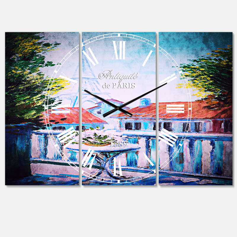 Très grande horloge murale Swigart