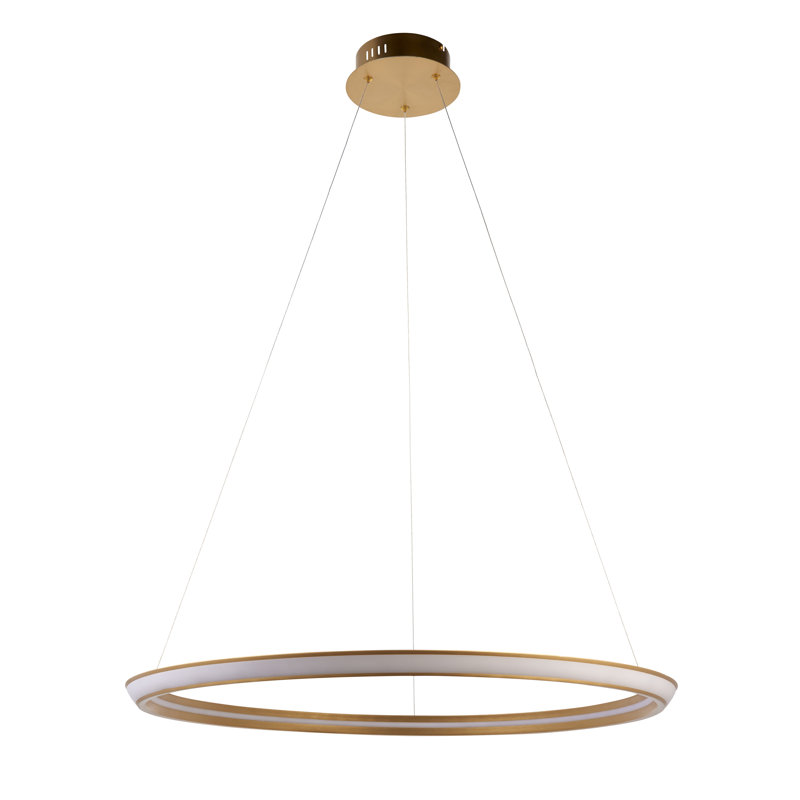 Antonios 1 - Light Gold LED Geometric Pendant