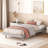 Twin Size Floating Platform Bed Frame-966469715-966469717