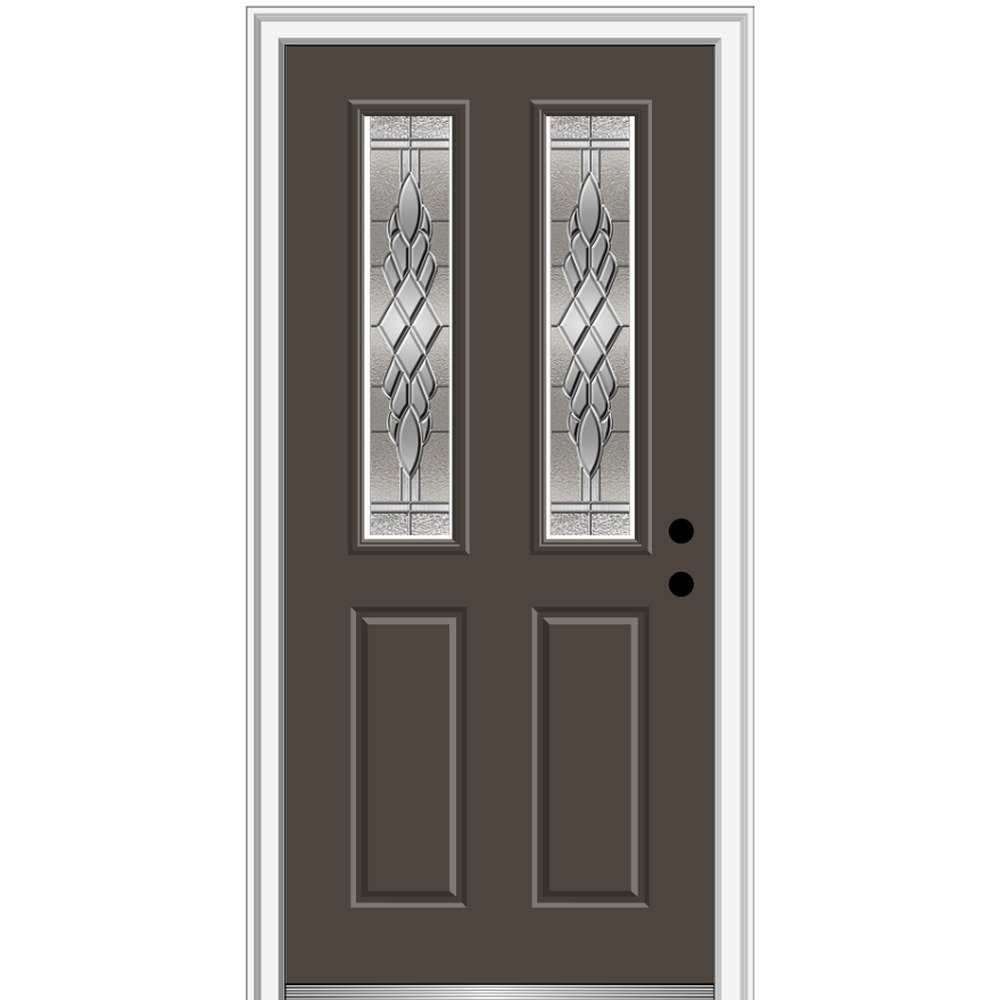 Grace 80'' Fiberglass Front Entry Doors MMI DOOR Door 